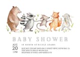 Woodland - Invitación Para Baby Shower